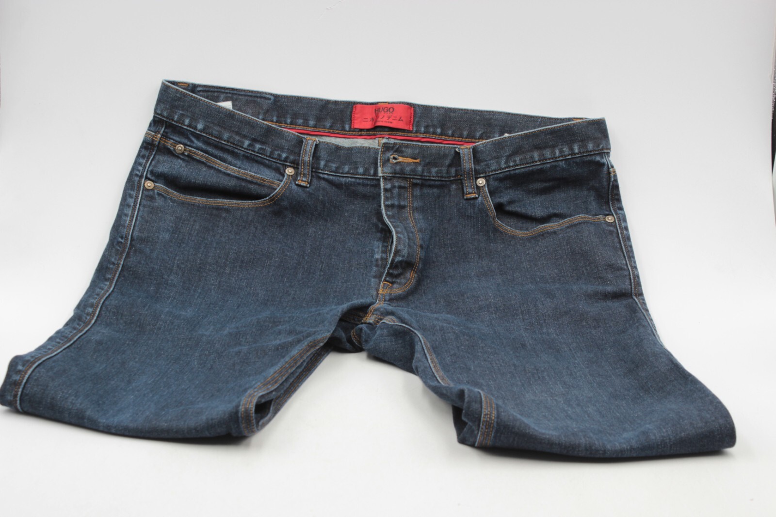 送料込★Hugo Boss★HUGO 708 01 ジーンズ Hugo Boss 708 Jeans Dark Blue Japanese Denim Men's W38 L34