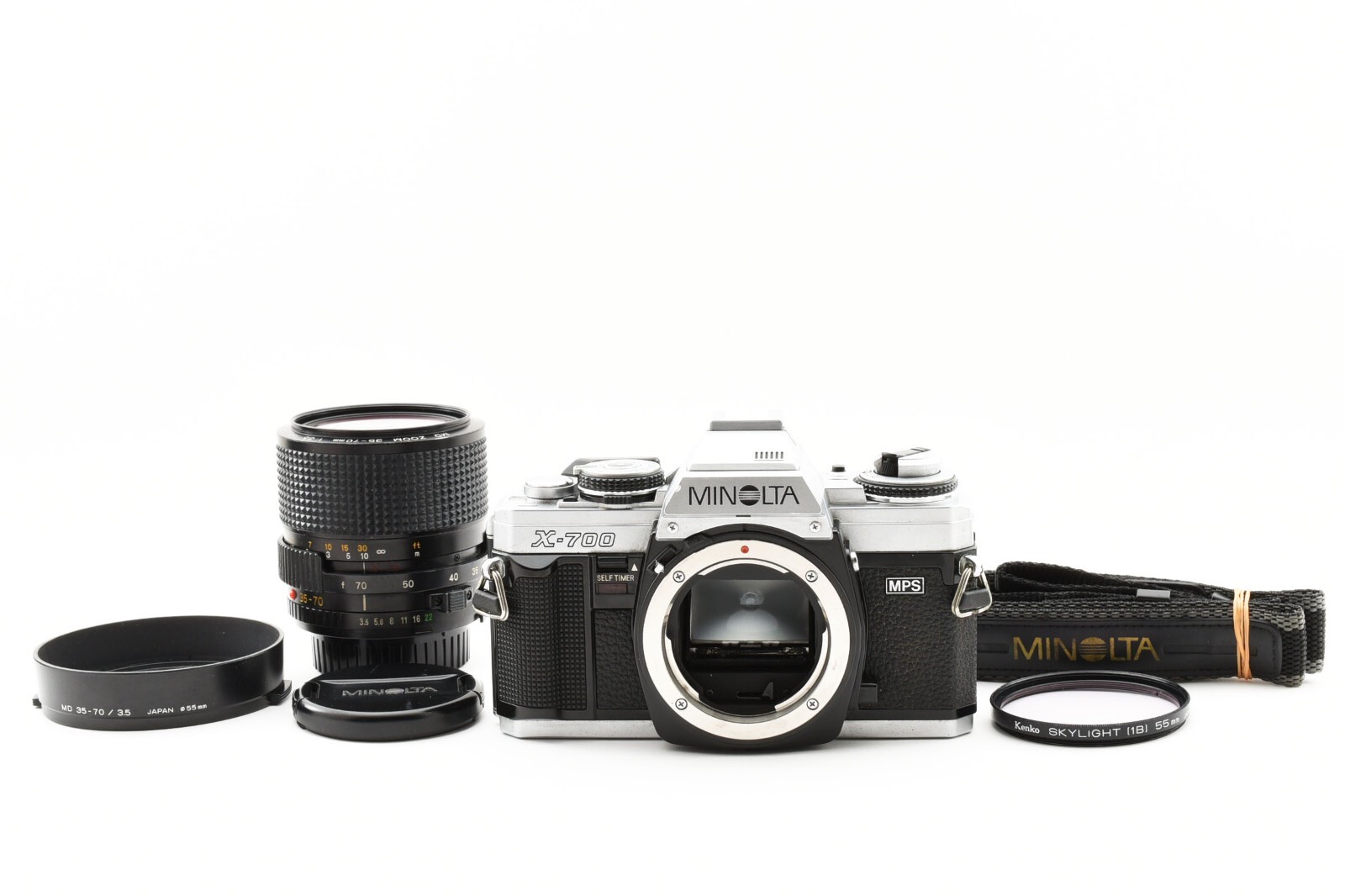 Rare! MINOLTA X-700 MPS Silver/ MD 35-70mm f/3.5 [Near MINT Rare! MINOLTA X-700 MPS Silver/ MD 35-70mm f/3.5 [Near MINT