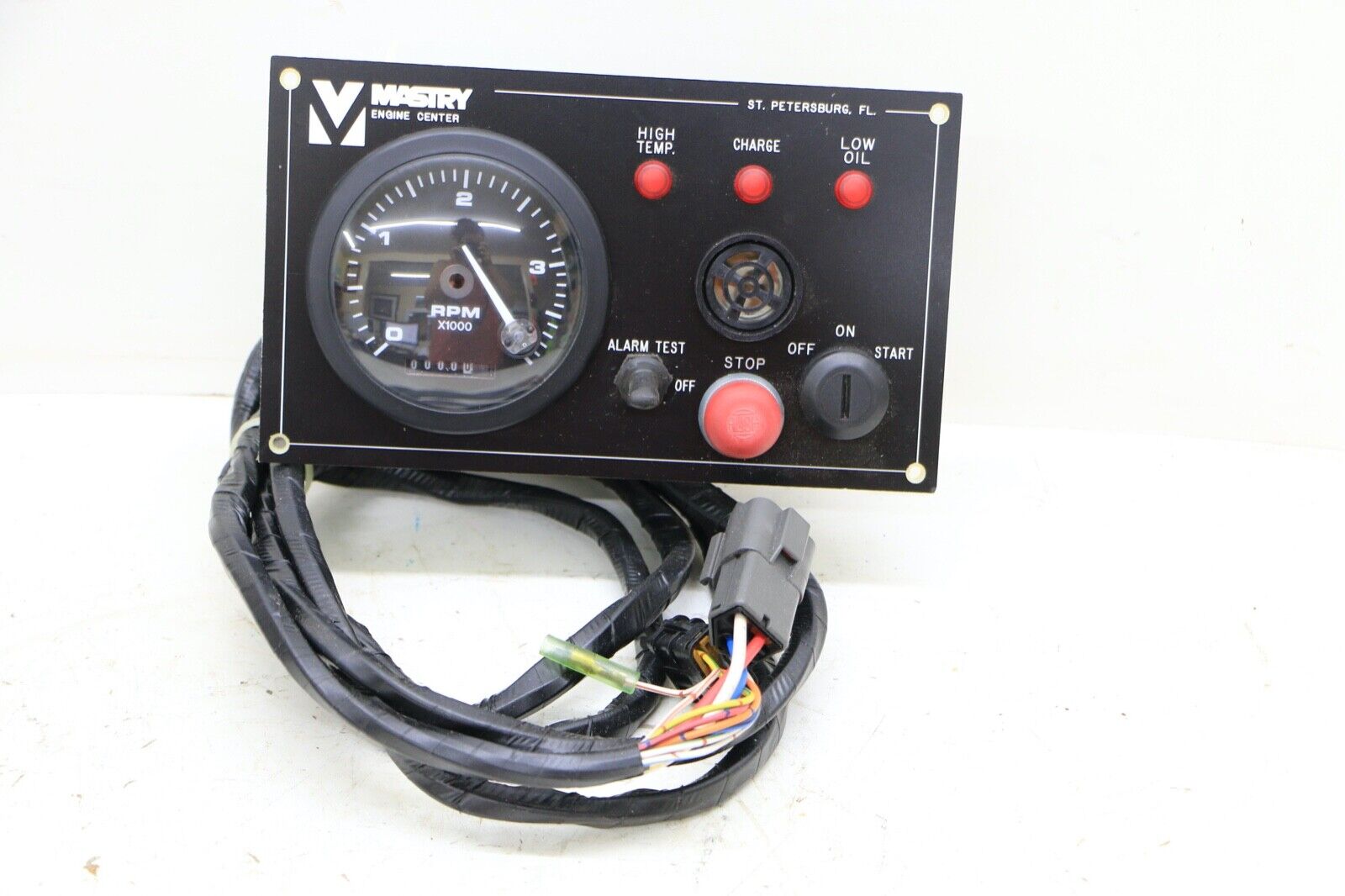 OEM Yanmar 4JH Engine Ignition Panel w/ 4K Tachometer and OEM Yanmar 4JH Engine Ignition Panel w/ 4K Tachometer and