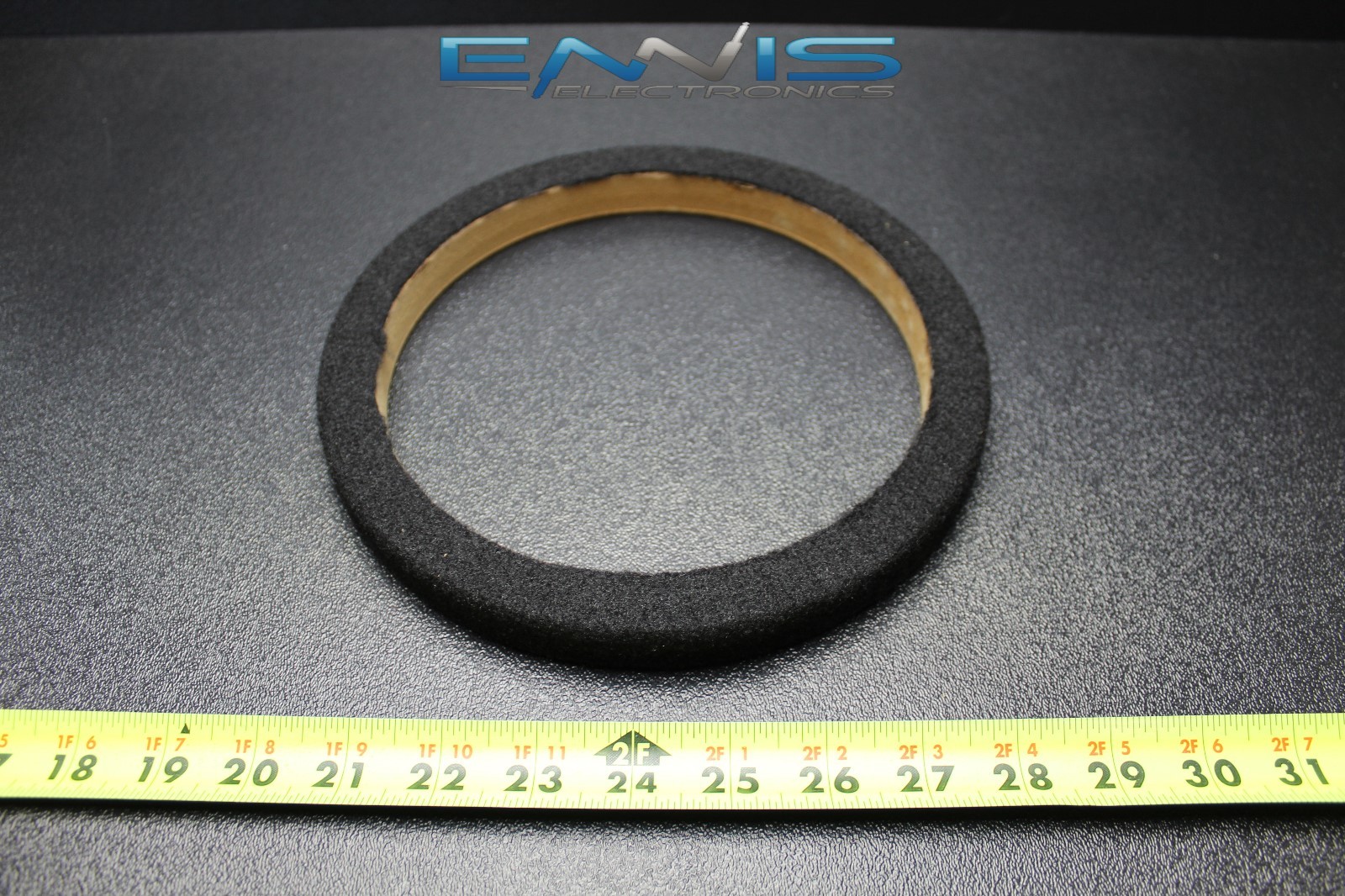 4 MDF SPEAKER RINGS SPACER 8 IN CARPET WOOD 3/4 FIBERGLASS ENCLOSURE RING-08CBK