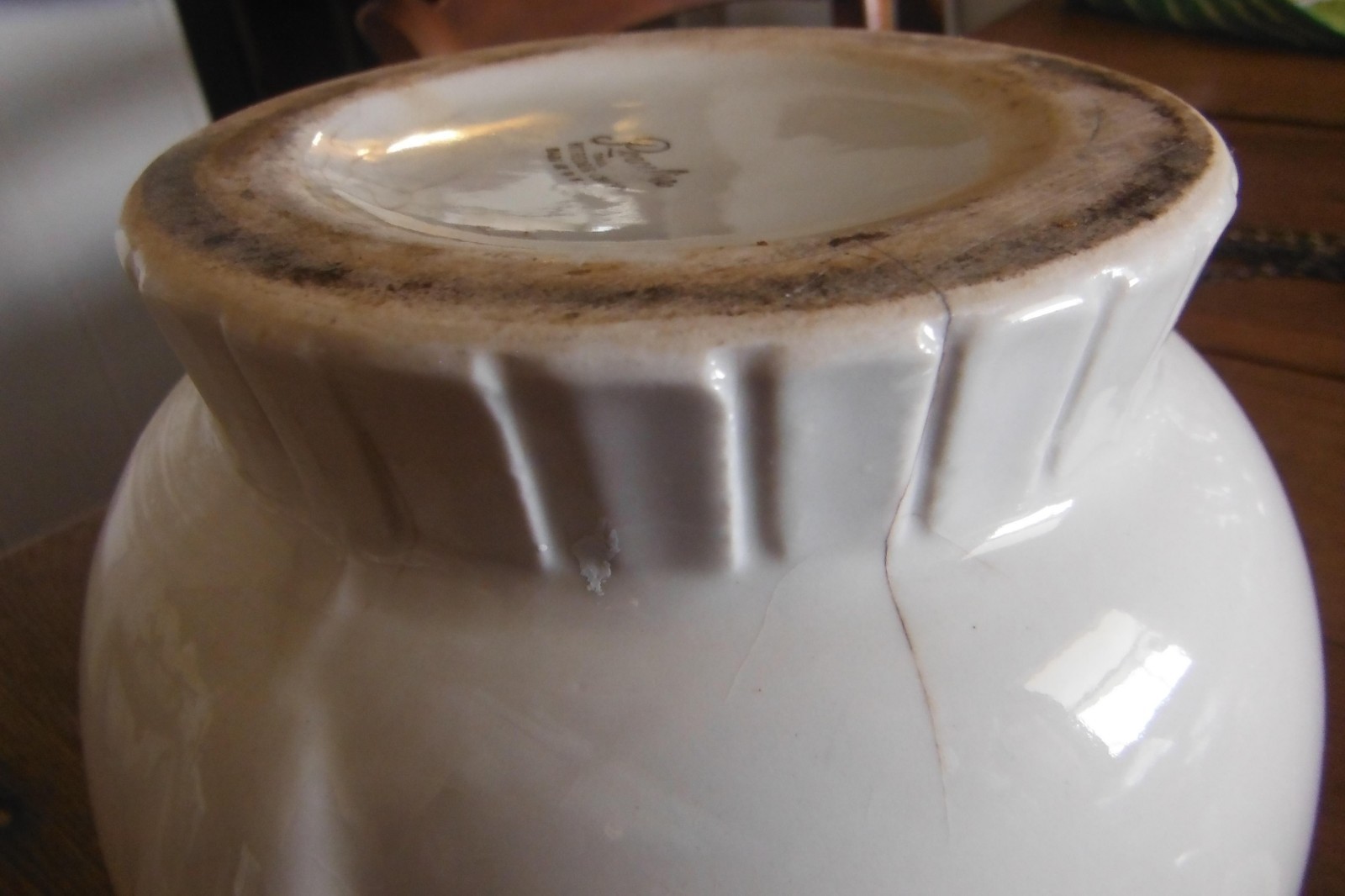 Vintage Porcelier China Teapot Large 6-8 cup Country Design