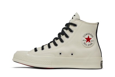 Pre-owned Converse Keith Haring X Chuck 70 High 171858c In Egret/black/red