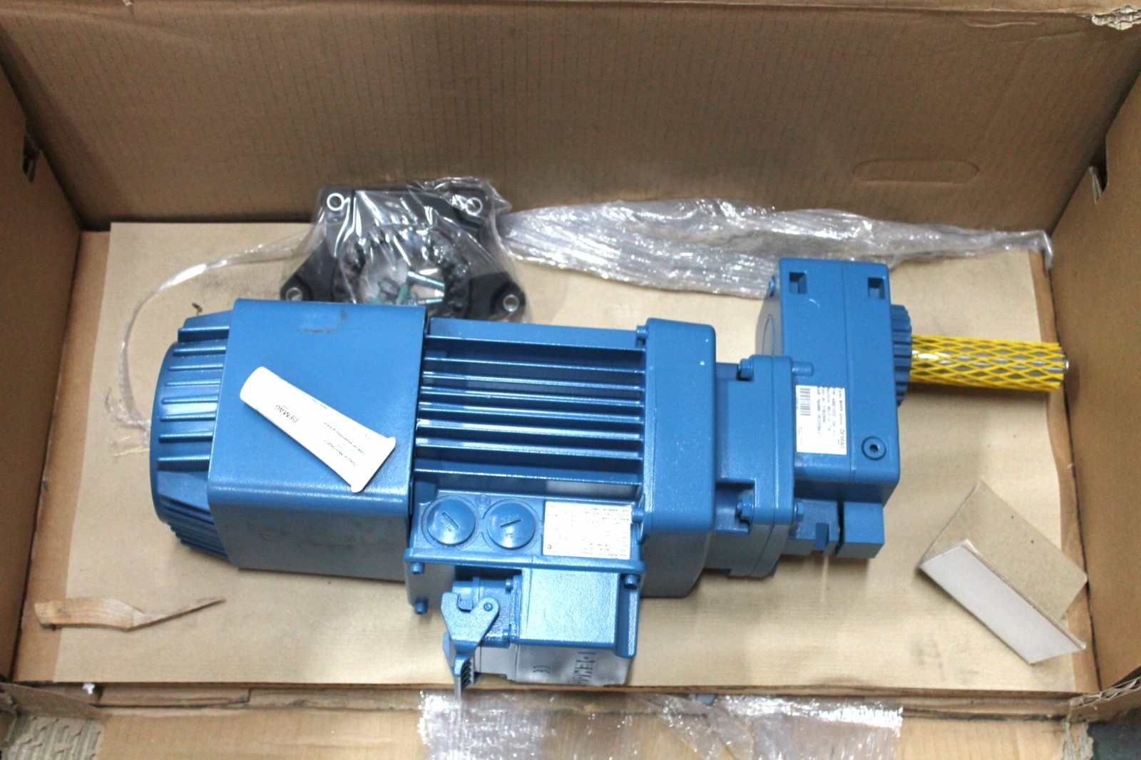 Demag AME 10 DD ZBA 90 A 4 Offset Geared Motor 1.45HP, 220V