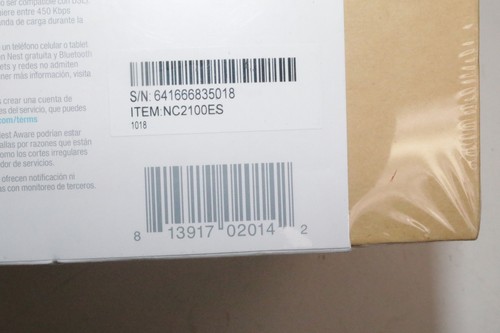 Nest NC2100ES 1080p Outdoor Cam Security Surveillance Wi-Fi Camera NEW