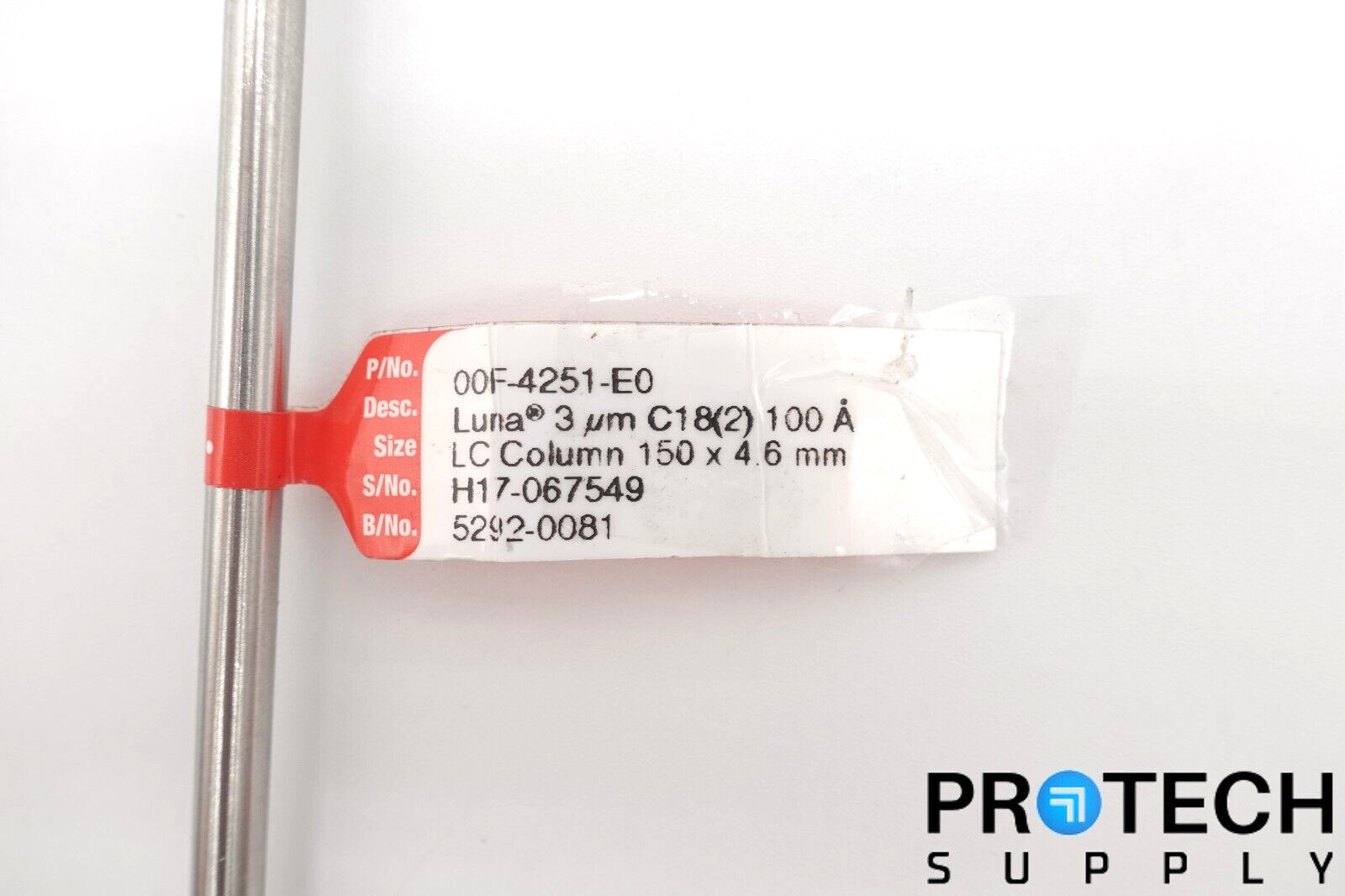 Phenomenex 00F-4251-E0 Luna 3µm C18(2) 100 Å LC Column 150 x 4.6mm with WARRANTY