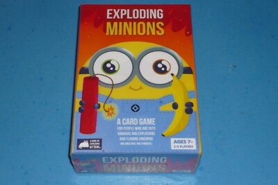 ''EXPLODING MINIONS'' CARD GAME BY EXPLODING KITTENS - BRAND NEW - FACTORY SEALED