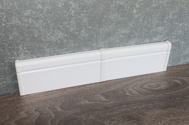 Sockelleisten FuÃLeiste Sockeleiste WeiÃ 80mm Aus Hochfestem Kunststoff StoÃFest