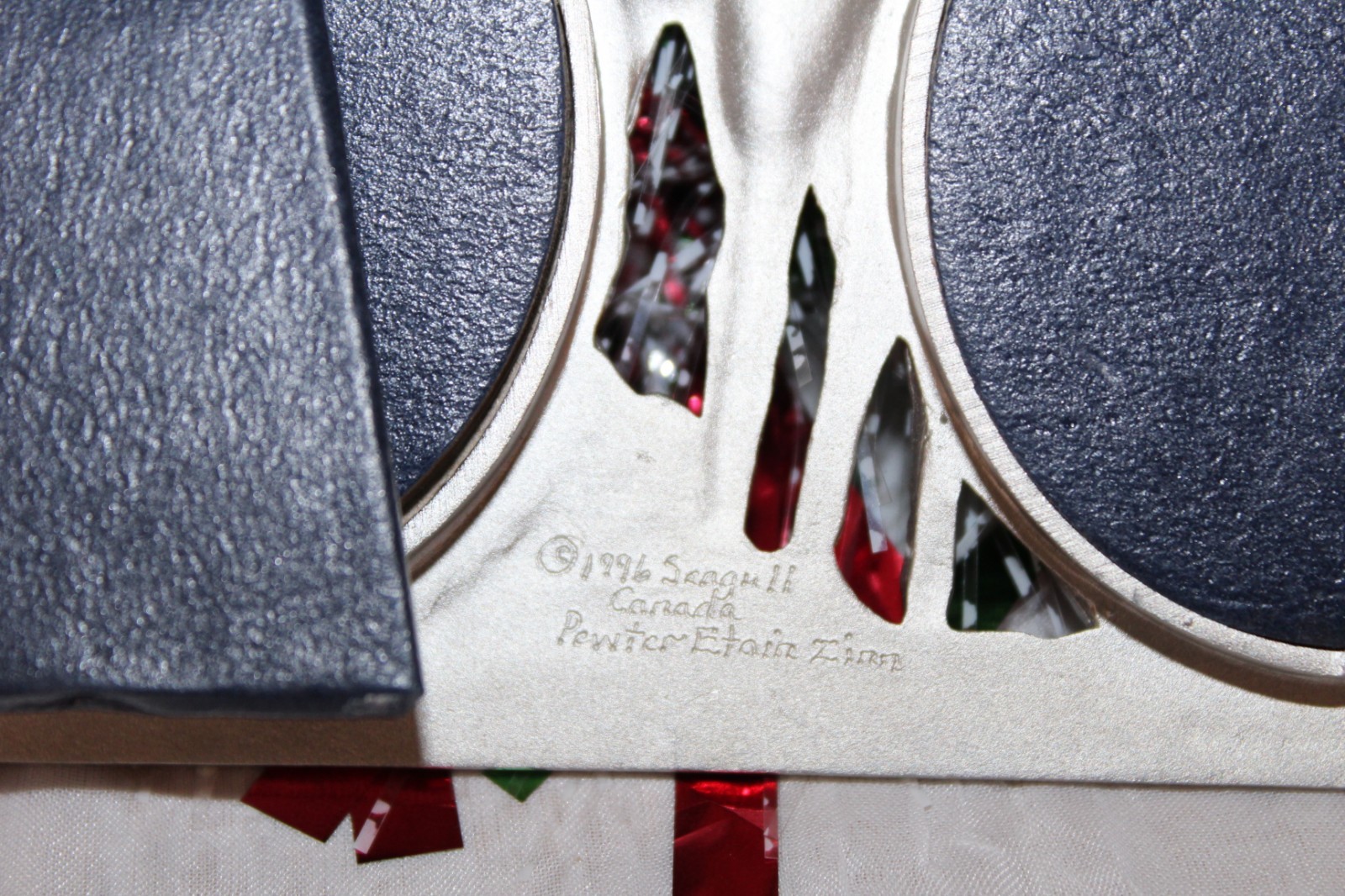 Vintage Seagull Fine Pewter Picture Frame PF-910~Safari/Elephant/Giraffe/Bear