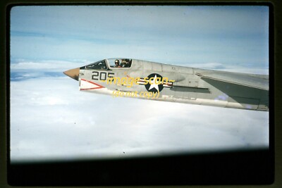 Marines Vought F-8 Crusader Aircraft over Philippines in 1961, Orig. Slide k22a