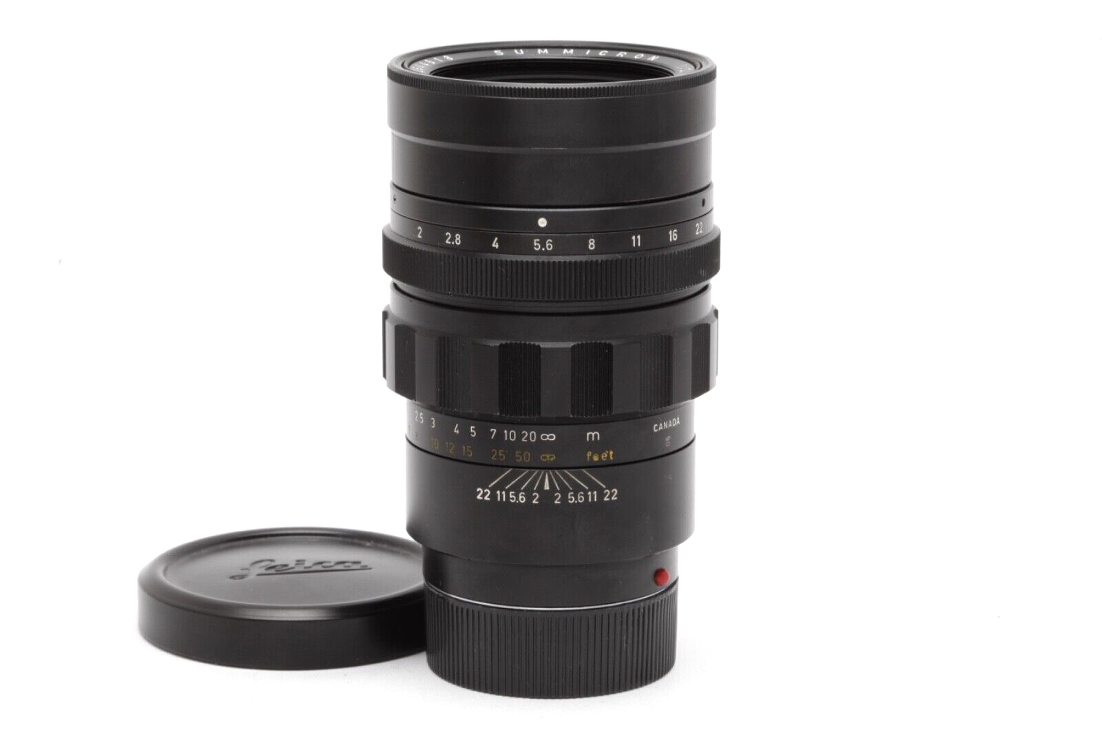 レンズ(単焦点) LEITZ  90mm f2 leica M SUMMICRON Leica Leitz 90mm f2 Summicron M Mount Lens (Black, Canada