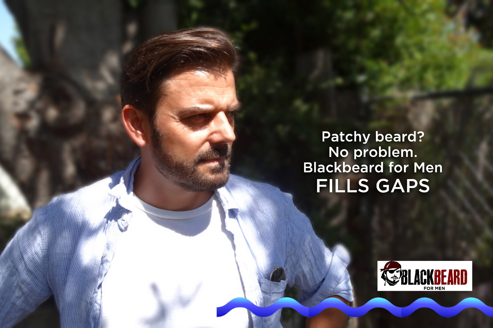 Blackbeard for Men Instant, Brush-On, Hypoallergenic Beard Color - 3-PK