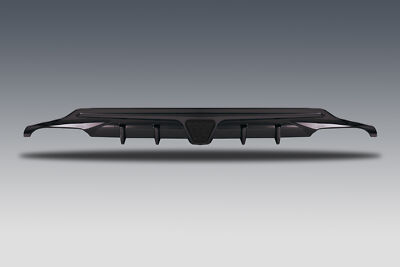 NOBLESSE REAR DIFFUSER UNPAINTED (W FOGS) FOR ALPHARD AYH30 AGH30