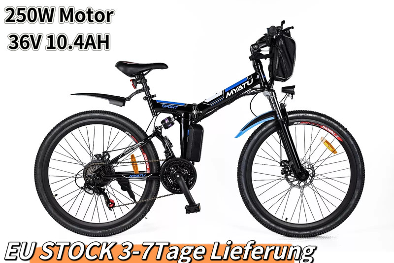 26 Zoll Mountainbike Elektrofahrrad 250w Elektrofahrrad 36v Klappbares E Bike