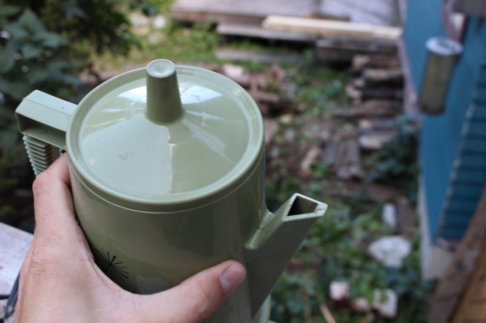 VTG REGAL POLY PERK Electric FLORAL PERCOLATOR Coffee Maker Pot Home Kitchen