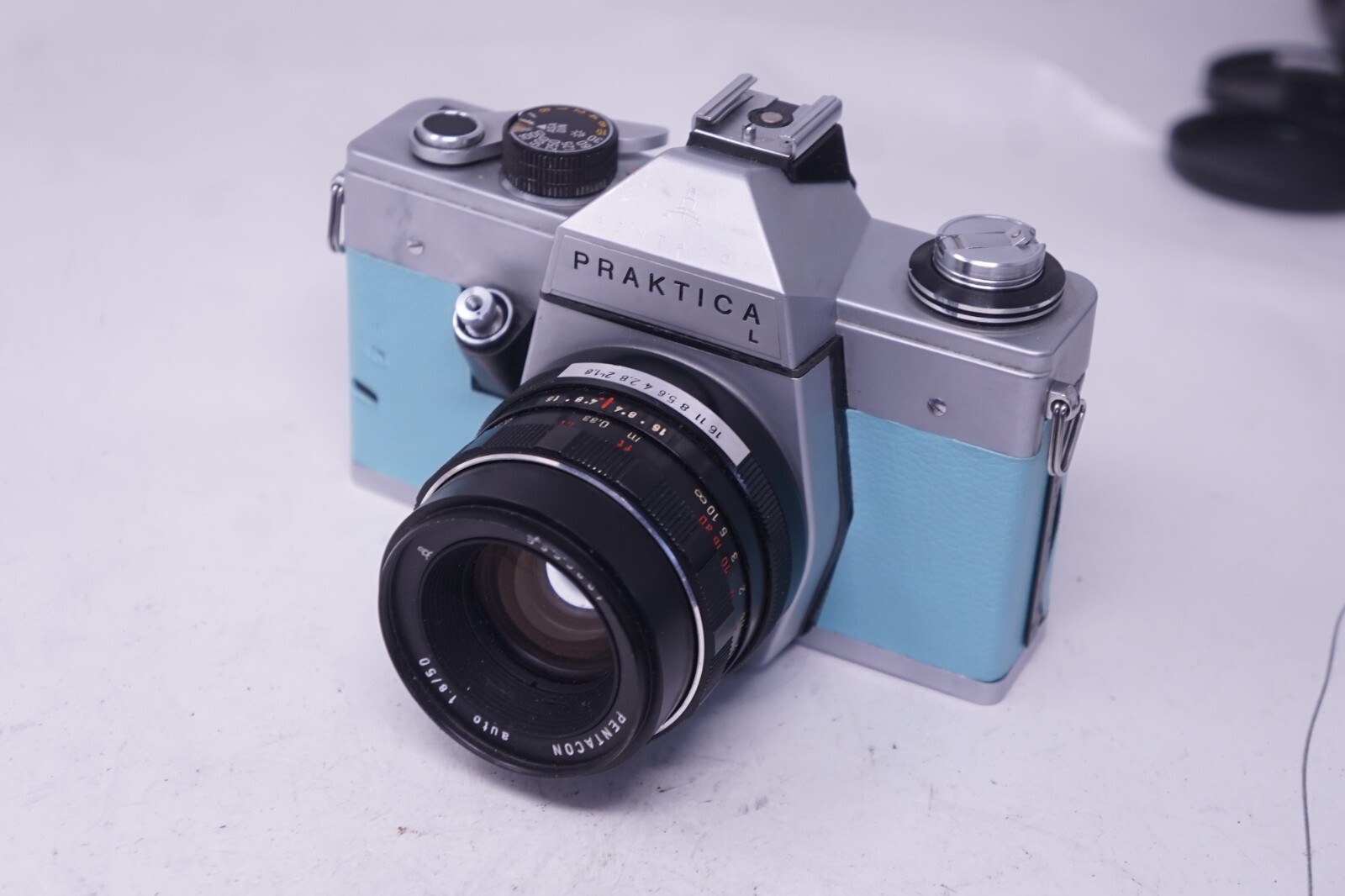 PRAKTICA プラクティカ MTL50＆PENTACON 50mm F1.8 PRAKTICA MTL50 / Pentacon auto 50mm F1.8 展示中 in Museum of