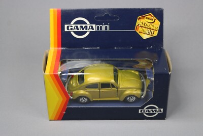 ZC1097 GAMA MINI 81104000 Voiture 1/43 Volkswagen coccinelle Kafer 1302 gold