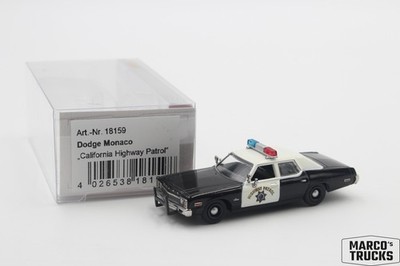 Brekina Dodge Monaco der, California Highway Patrol Nr. 18159 1:87 /BRN2543