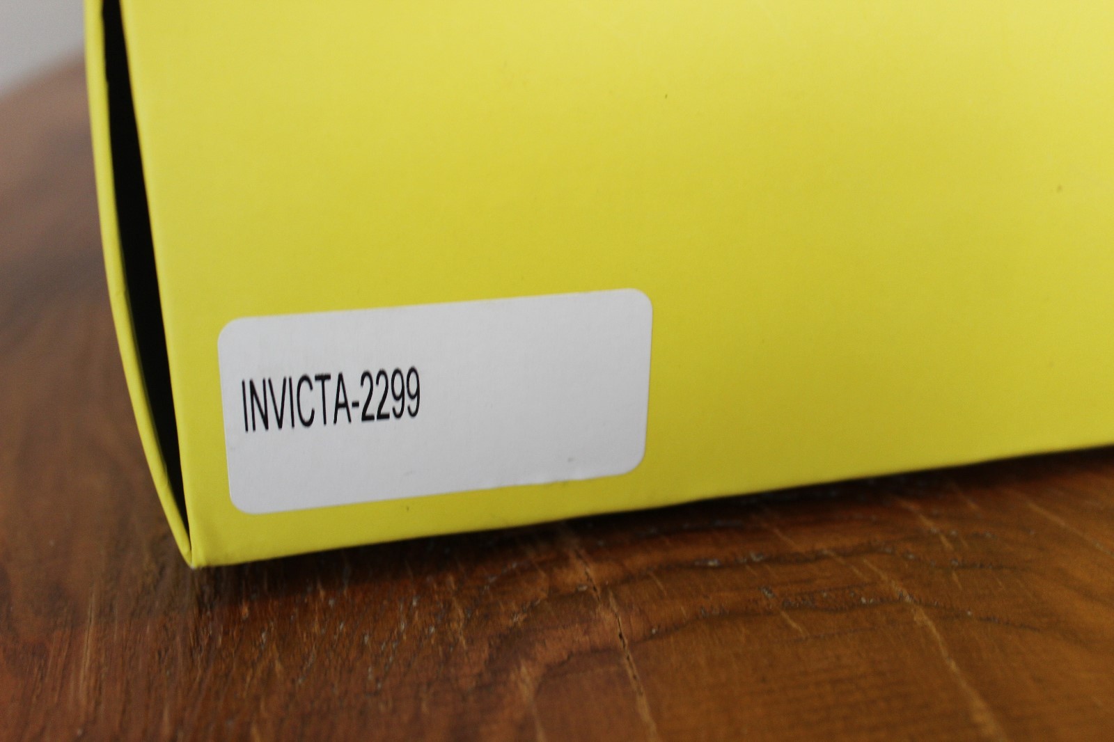 Yellow Invicta Watch Presentation Box Only Ocean Ghost Professional Diver Empty