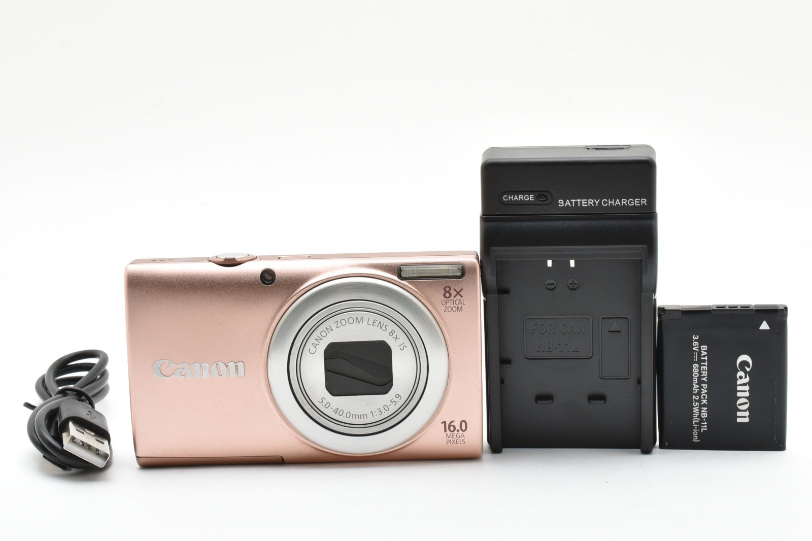 中古品 キャノン Canon PowerShot A4000 IS パワーショット 青 ブルー