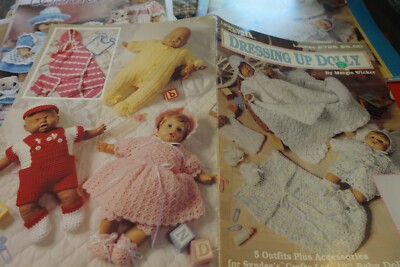 Leisure Arts Dressing Up Dolly 12'' Doll Crochet Pattern  2725