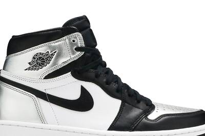 Pre-owned Jordan Air  Wmns Air  1 Retro High Og 'silver Toe' Cd0461-001
