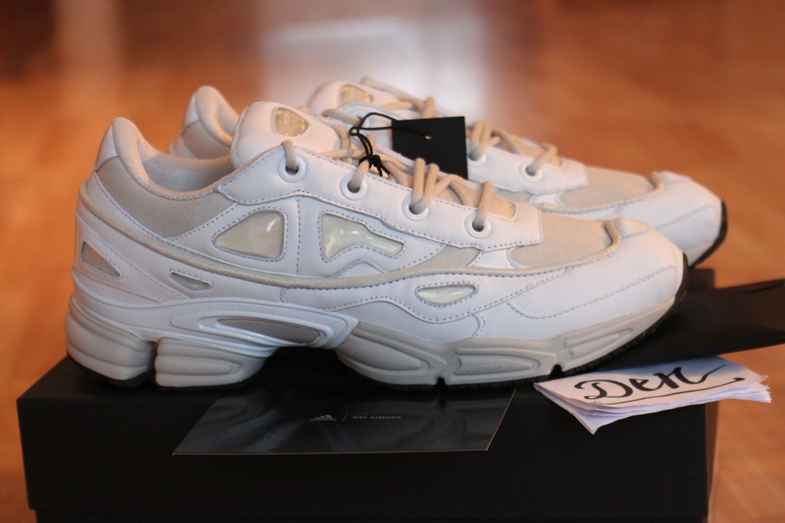 raf simons ozweego bunny cream white