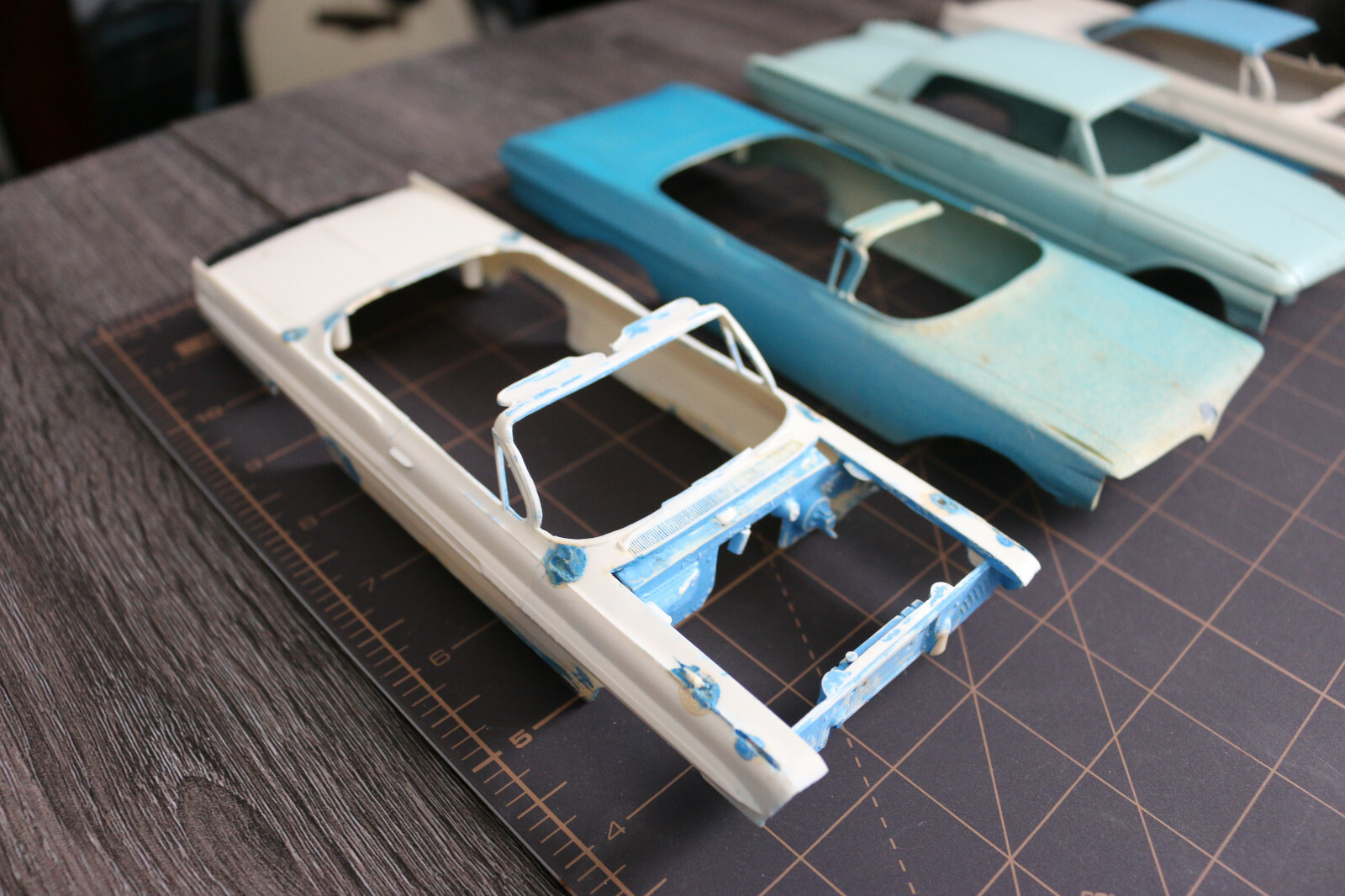 Vintage AMT Model Body LOT for Restoration or Parts -  Pontiac - Ford