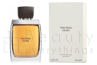 Vera Wang by Vera Wang 3.4oz / 100ml Eau De Toilette Spray NIB Sealed For Men