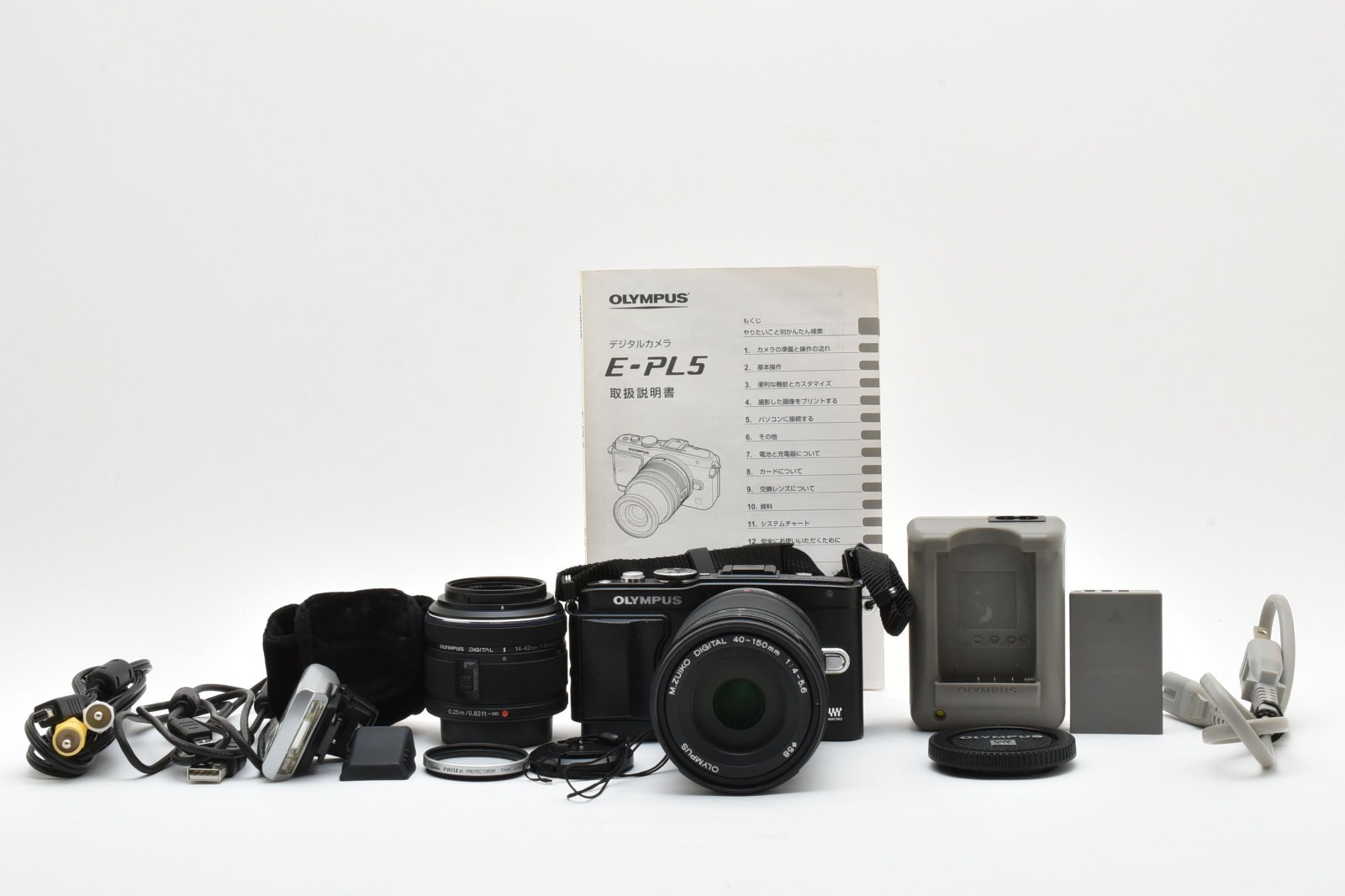 OLYMPUS - △OLYMPUS PEN E-PL5 14-42mm /40-150mm Olympus PEN E-PL5 16.1MP w/14-42mm 40-150mm lens From Japan