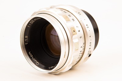Praktina FX Bayonet Mount Steinheil Munchen Quinon 55mm f/1.9 Lens RARE V24