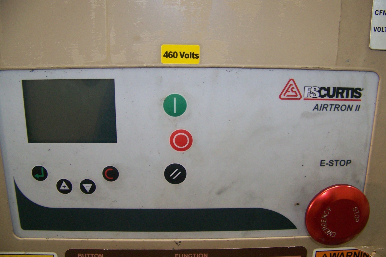 Curtis since 1854 R/S300 300 hp. Rotary Screw Air compressor warranty year 2012