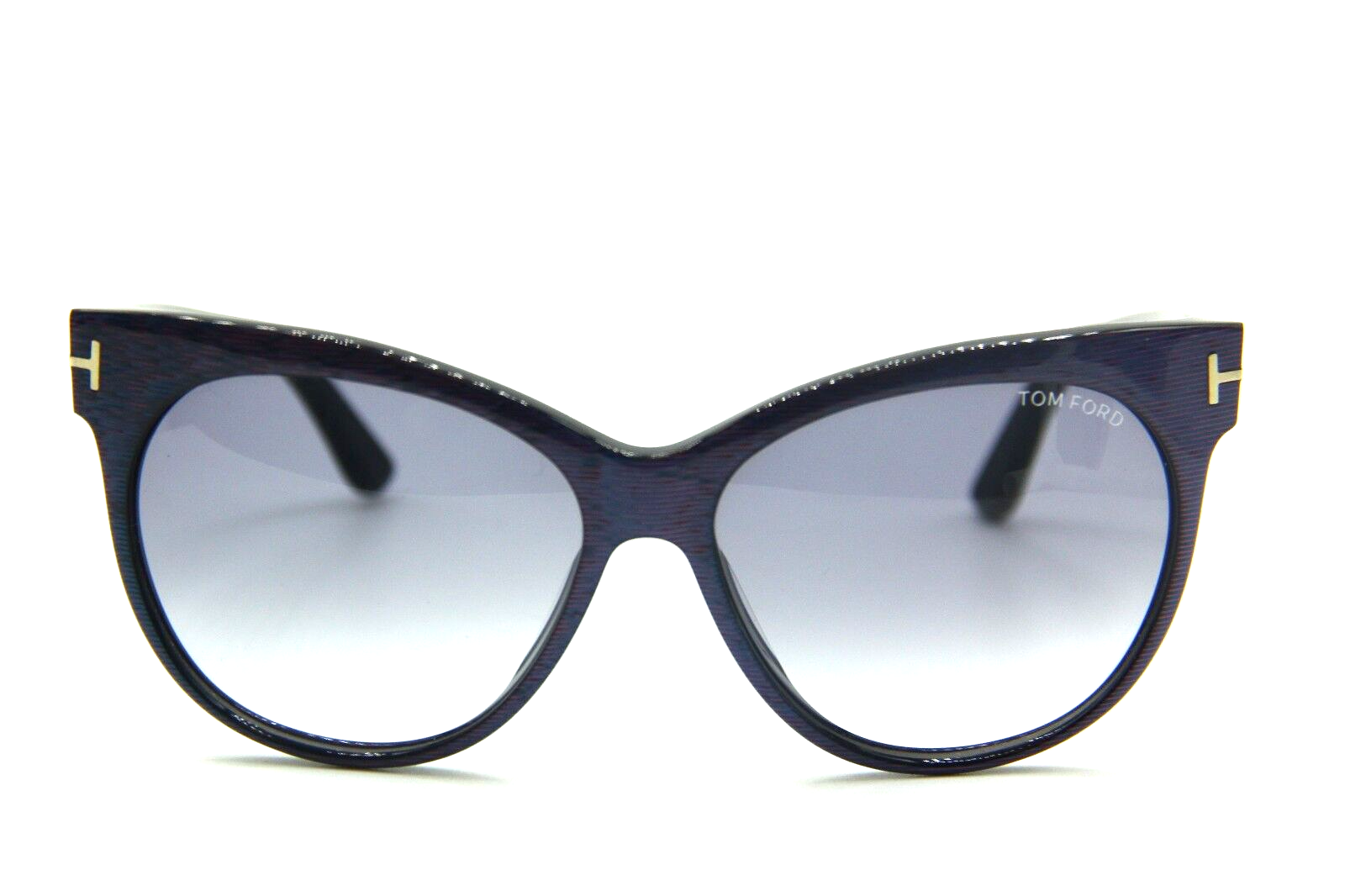 Pre-owned Tom Ford Brand  Tf 330 82b Saskia Violet Gradient Authentic Sunglasses 57-14 In Green