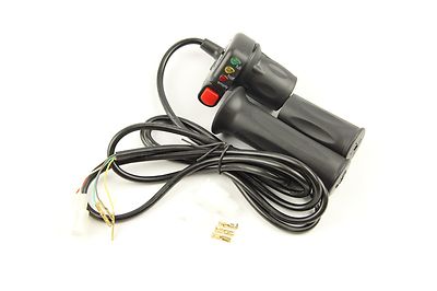 eBike Twist Throttle Scooters Moped 48V w/ Adapter 6 Wires WuXing Replacement