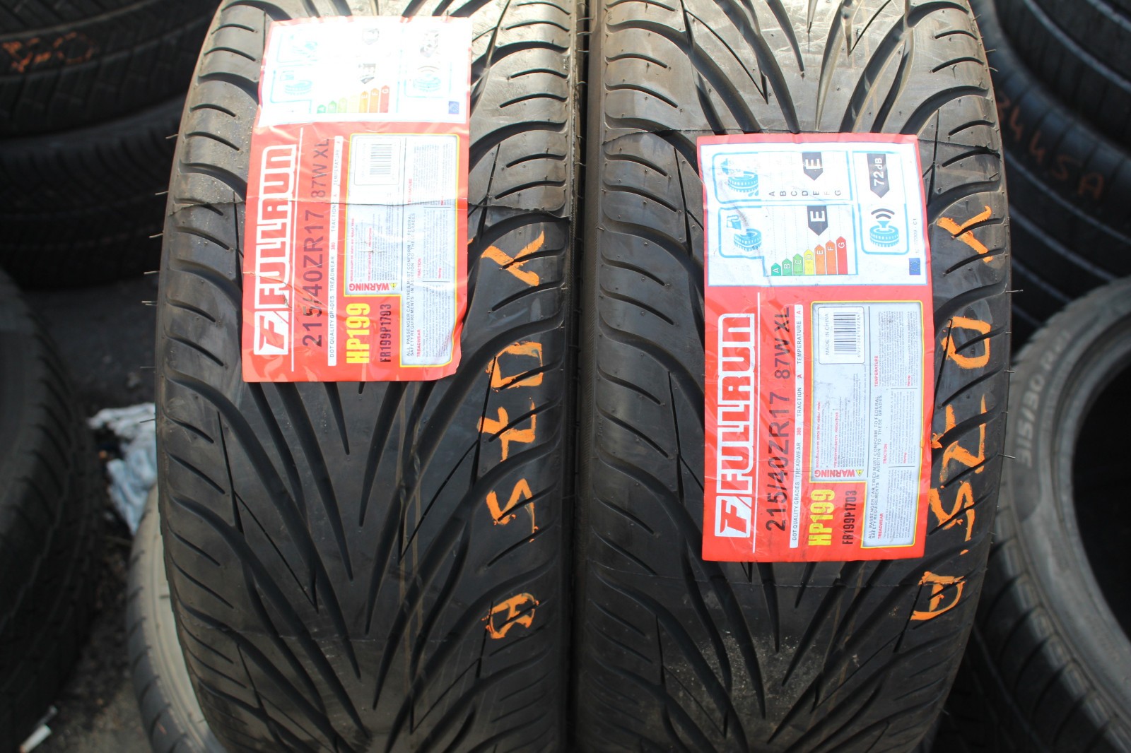 New 215 40 17 Fullrun, HP199, XL, 87W, x1 Single Tyre (F1_tyres) YD075