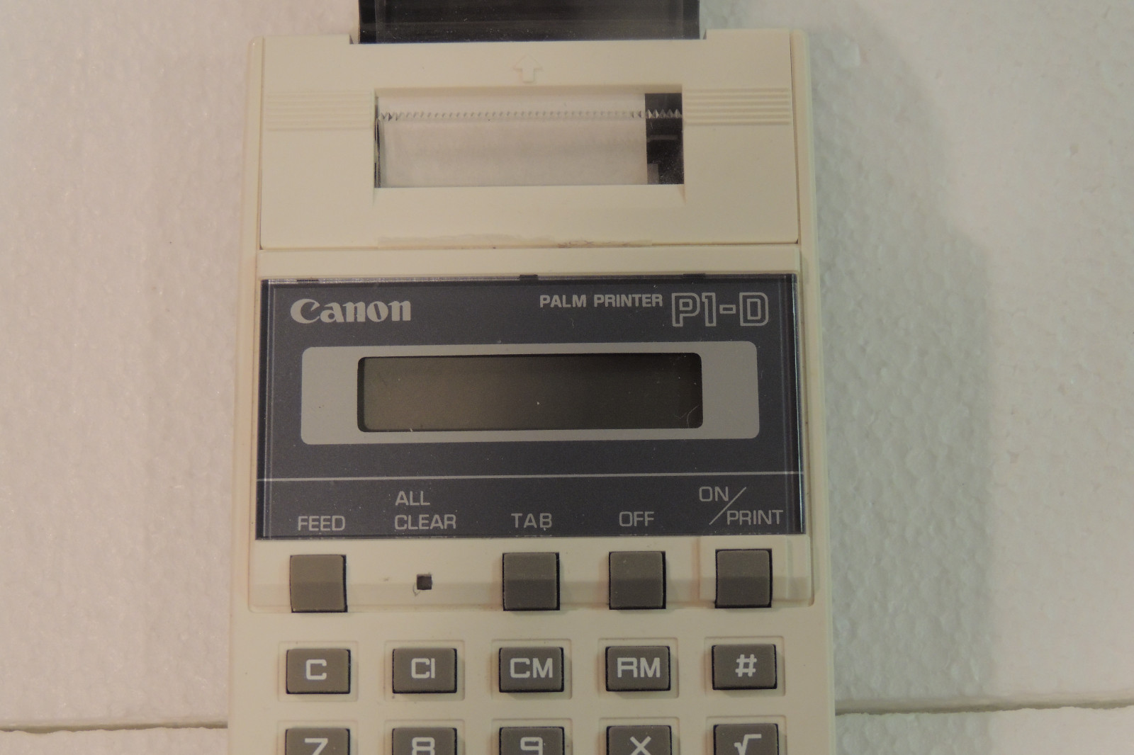 Canon P1-D Handheld Printing Calculator Palm Printer