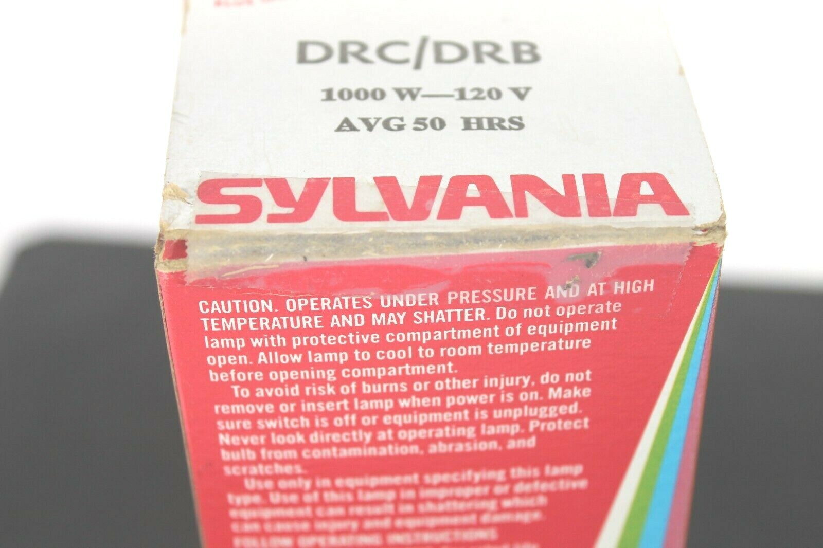 DRC DRB Sylvania Brand 120 Volt 1000 Watt Projector Bulb Slide Movie New!