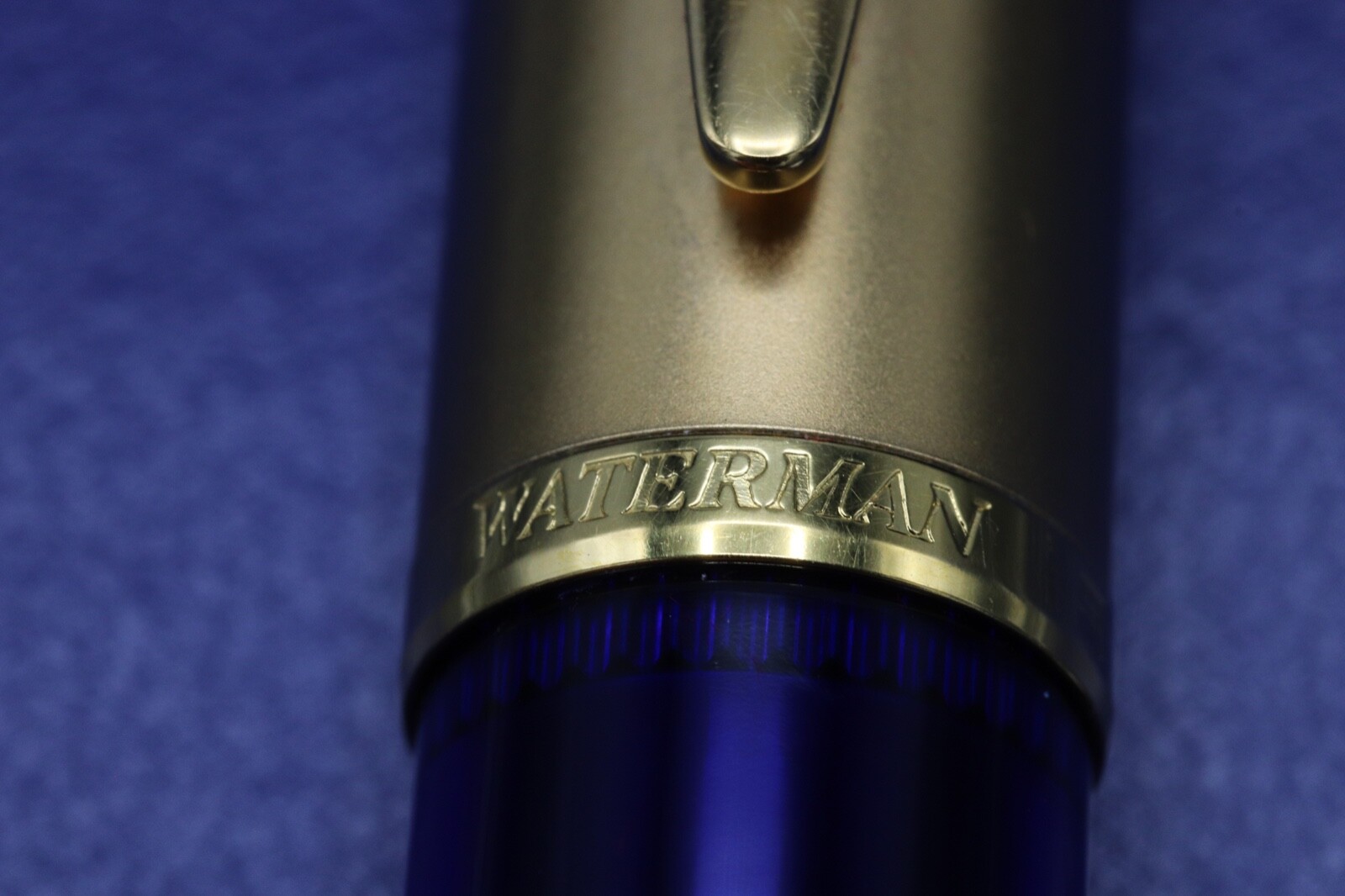 Waterman Edson Sapphire Blue Ballpoint Pen 2