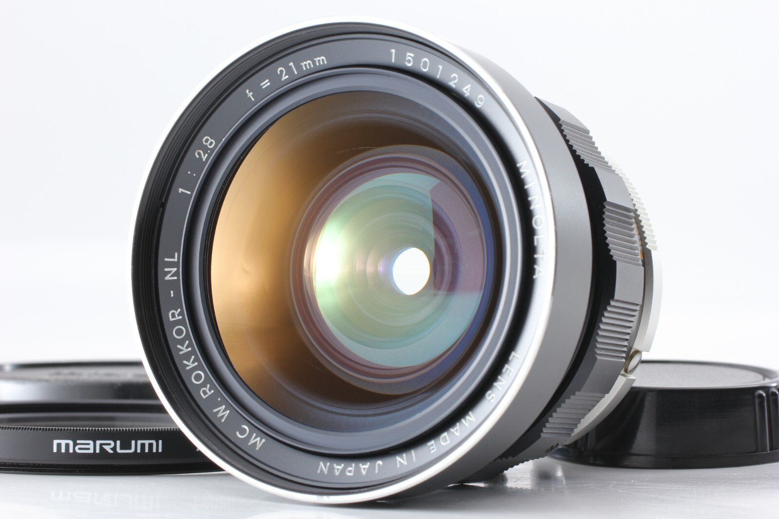 MINOLTA MC W ROKKOR-NL 21mm f/2.8レンズ Minolta MC W.Rokkor-NL 21mm F/2.8 | LENS-DB.COM
