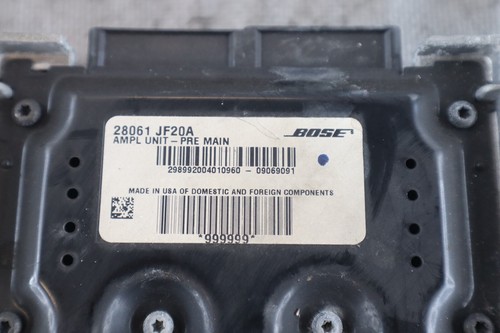 2010 NISSAN GT-R R35 GTR 3.8L VR38 OEM BOSE AUDIO AMPLIFIER