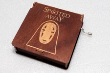 Spirited Away Music Box - Chichiyaku - Engraved Wooden Box - Spirited