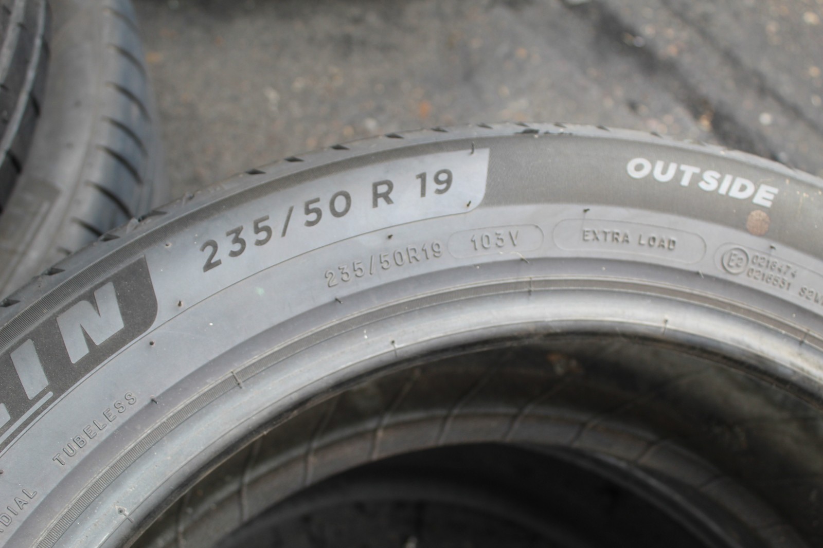 235 50 19 Michelin, Primacy 4 S1, XL 103V, x1 Single Tyre 5.5mm (F1_tyres) L3645