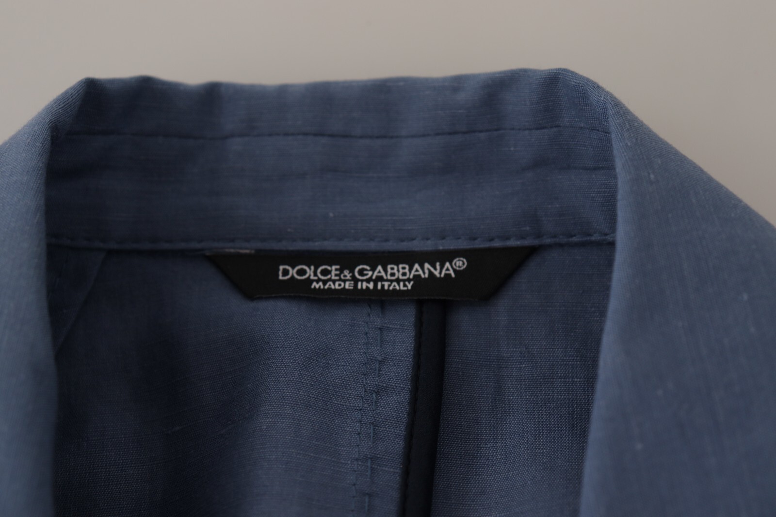 Pre-owned Dolce & Gabbana Blazer Jacket Blue Single Breasted Logo It48/us38/m Rrp 2700usd In Blue