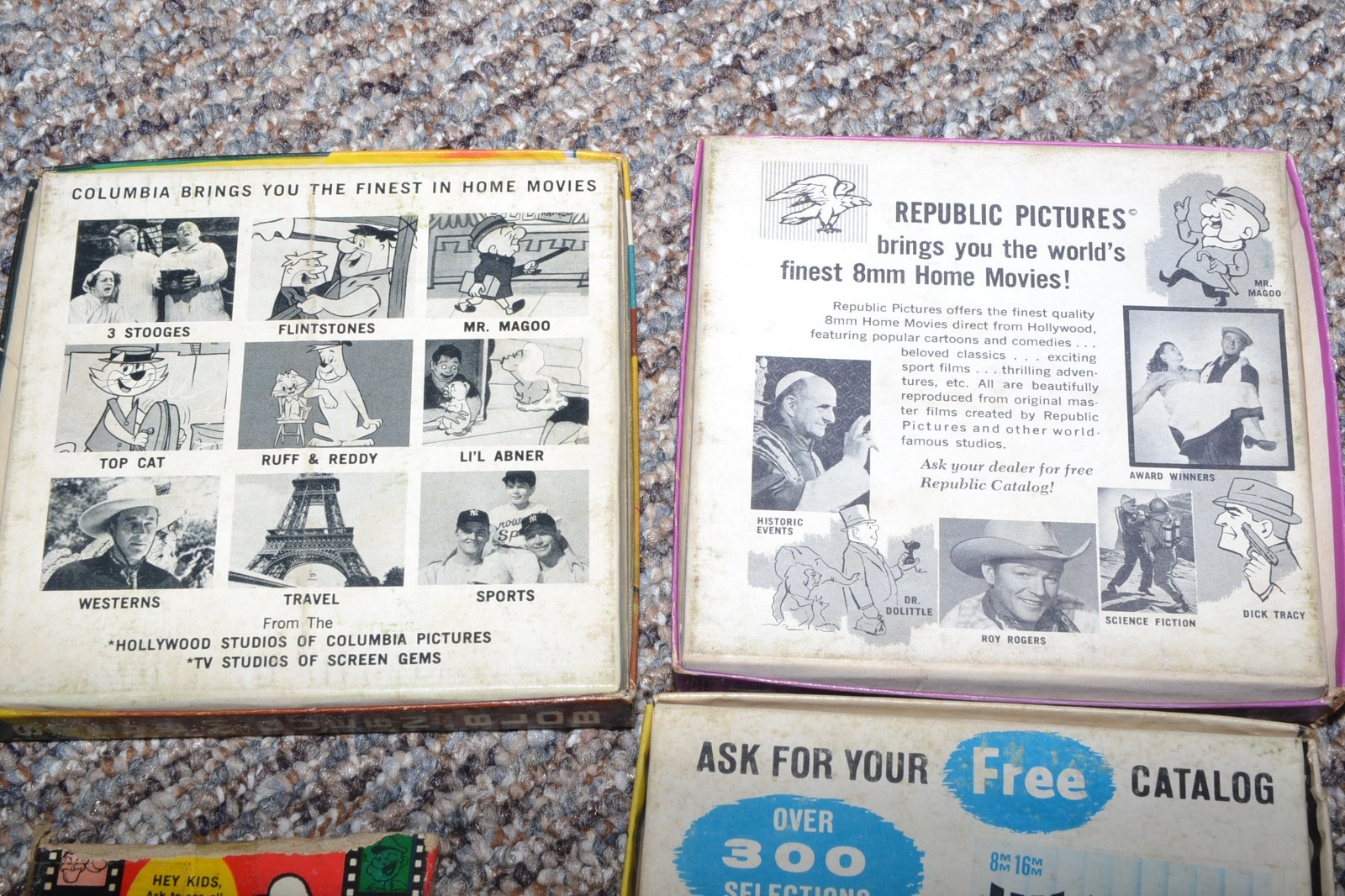 LOT 5x 8mm Sci-Fi Movie Real Radar Men Moon Mummy Blob Laurel Hardy Werewolf