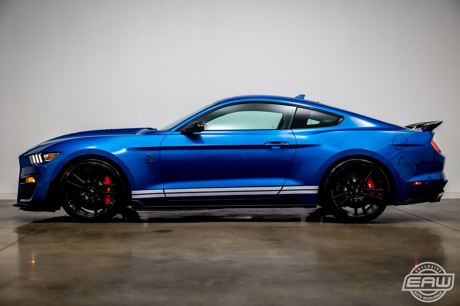 2020 Ford Mustang Shelby Gt500 3384 Miles Velocity Blue Metallic 2dr