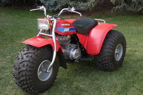 1982 Honda ATC200 - One of a Kind Chrome Unicorn Trike