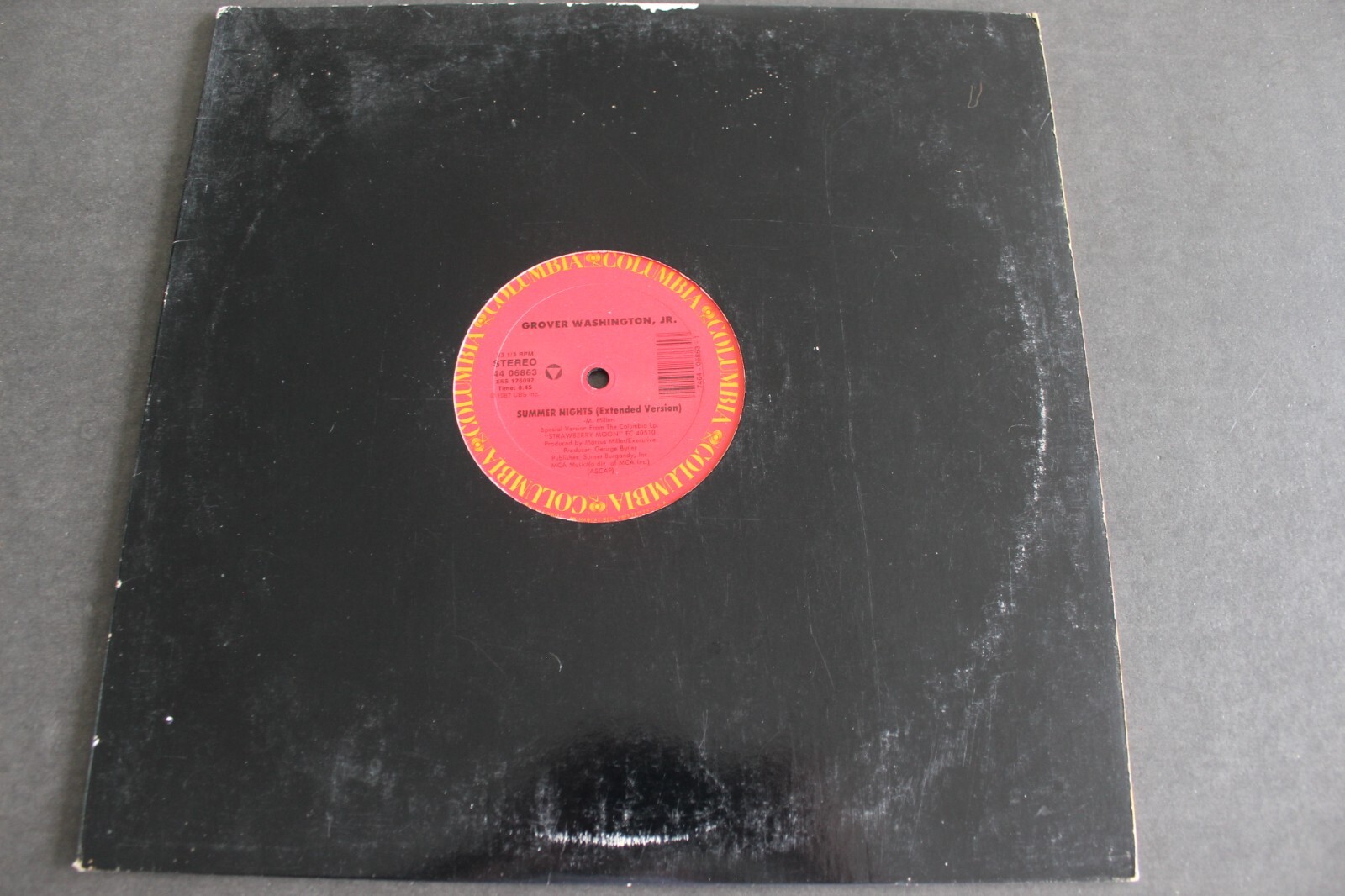 GROVER WASHINGTON JR - STRAWBERRY MOON - COLUMBIA RECORDS
