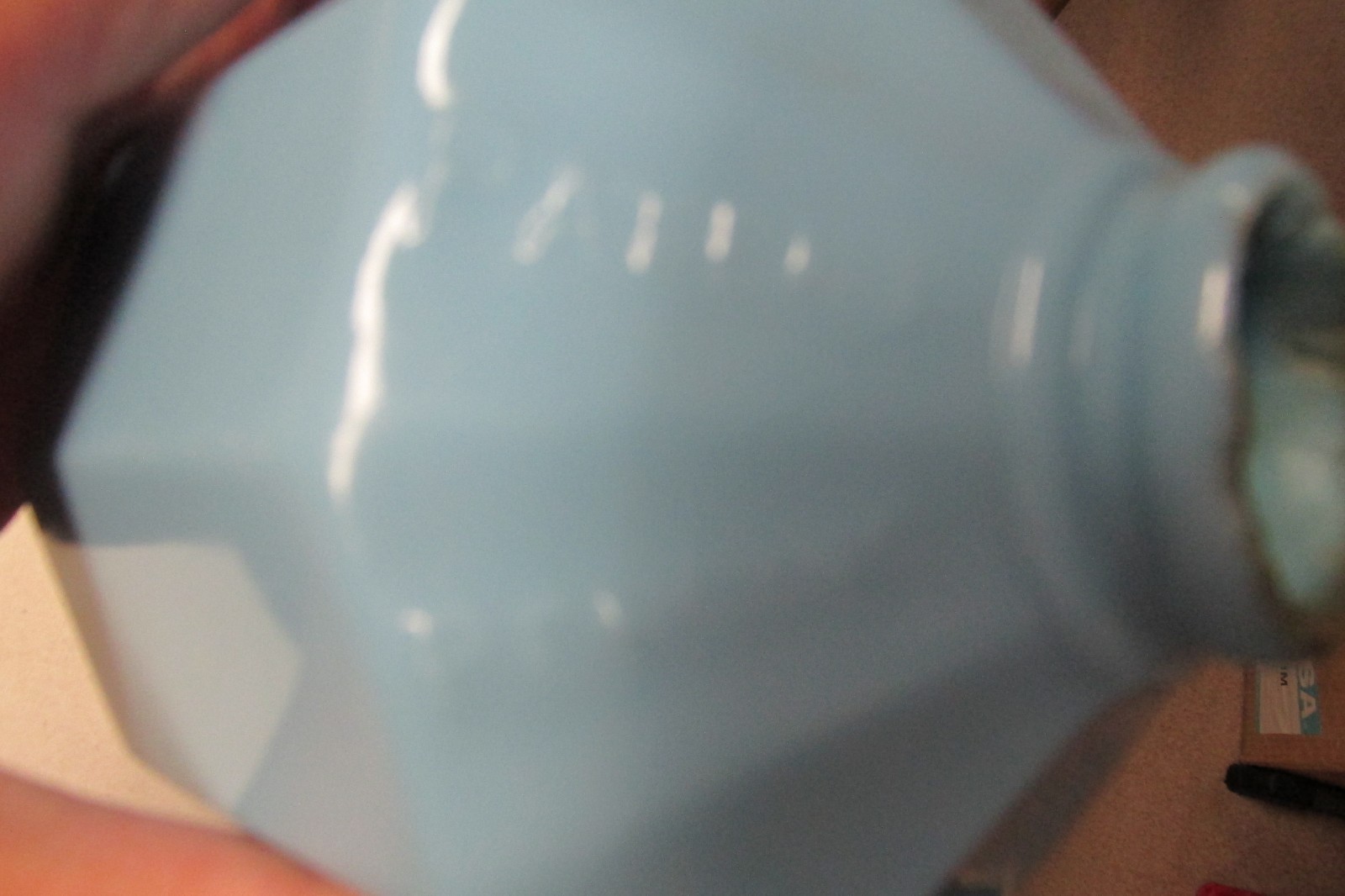 BLUE 10 SIDED LIGHTING ROD BALL