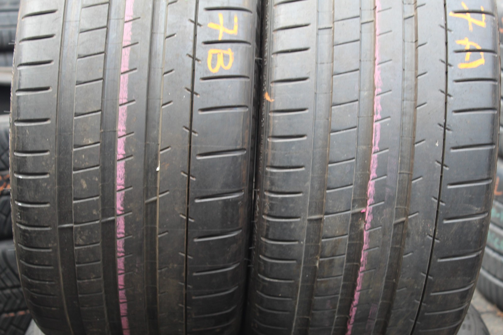 265 35 19 Michelin, Pilot SS, XL, N0, 98Y x2 A Pair 7.0mm (F1_tyres) FO L3617