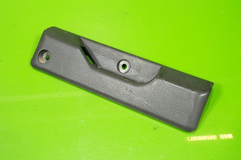91-99 3000GT OEM fuel trunk popper lever handle cover trim panel gray