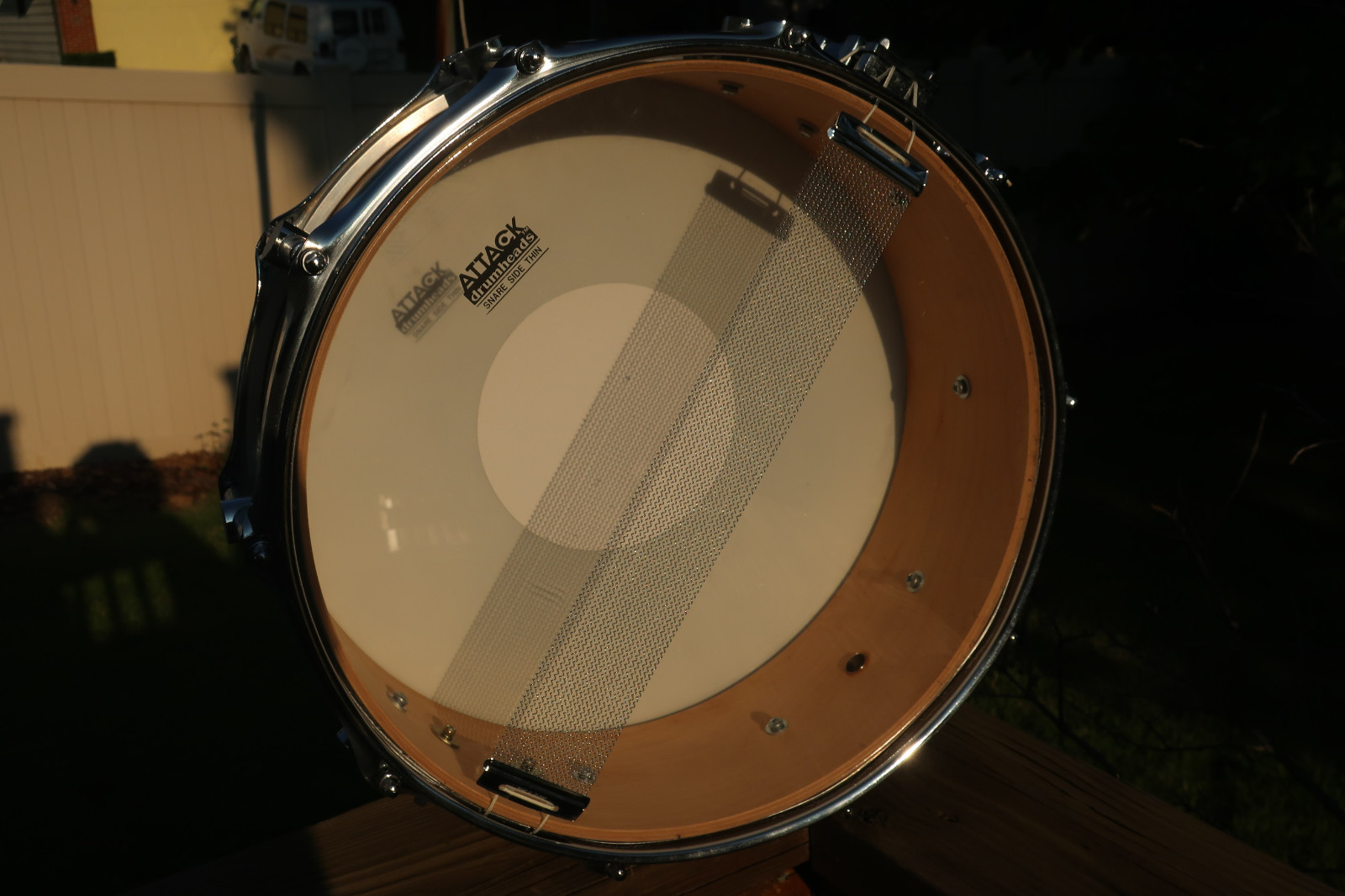 Legend prototype tube lug snare drum